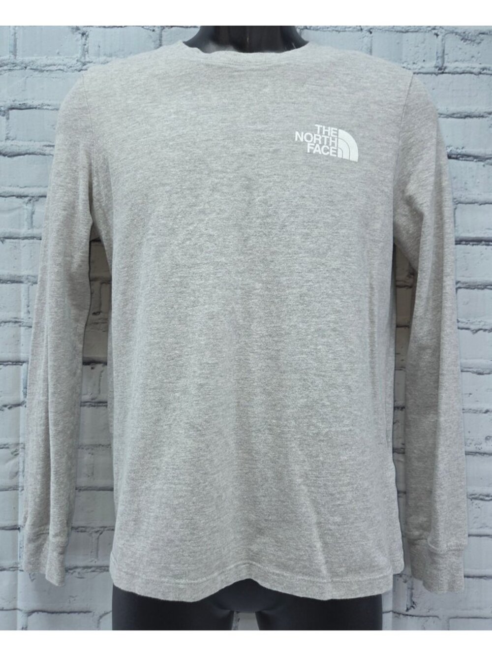 The North Face Womens Gray Long Sleeve T-Shirt Size Small